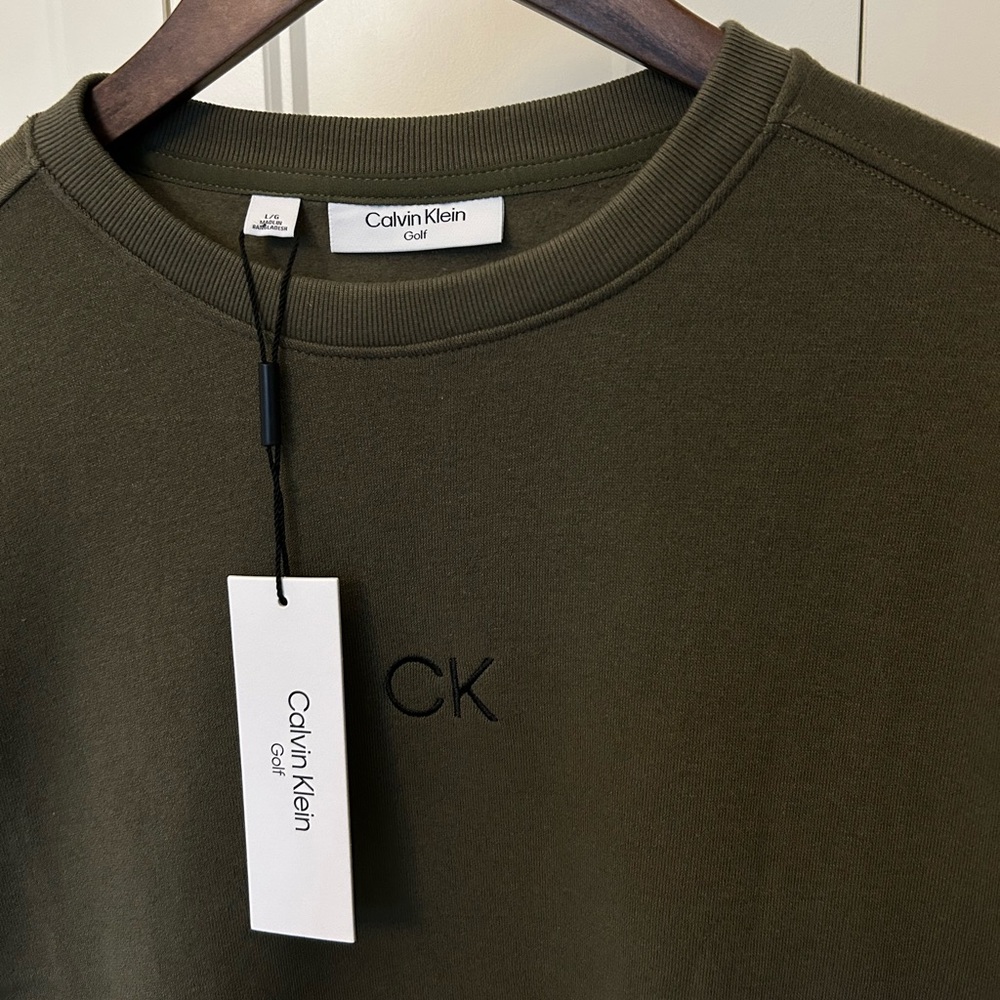 Calvin Klein Golf - Dark Green CK Logo sweater
